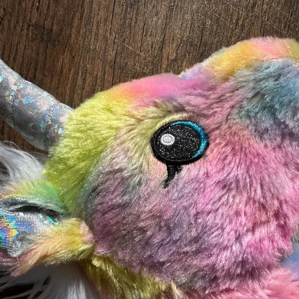 Build-A-Bear Workshop Rainbow Unicorn Stuffed Animal Retired Easter